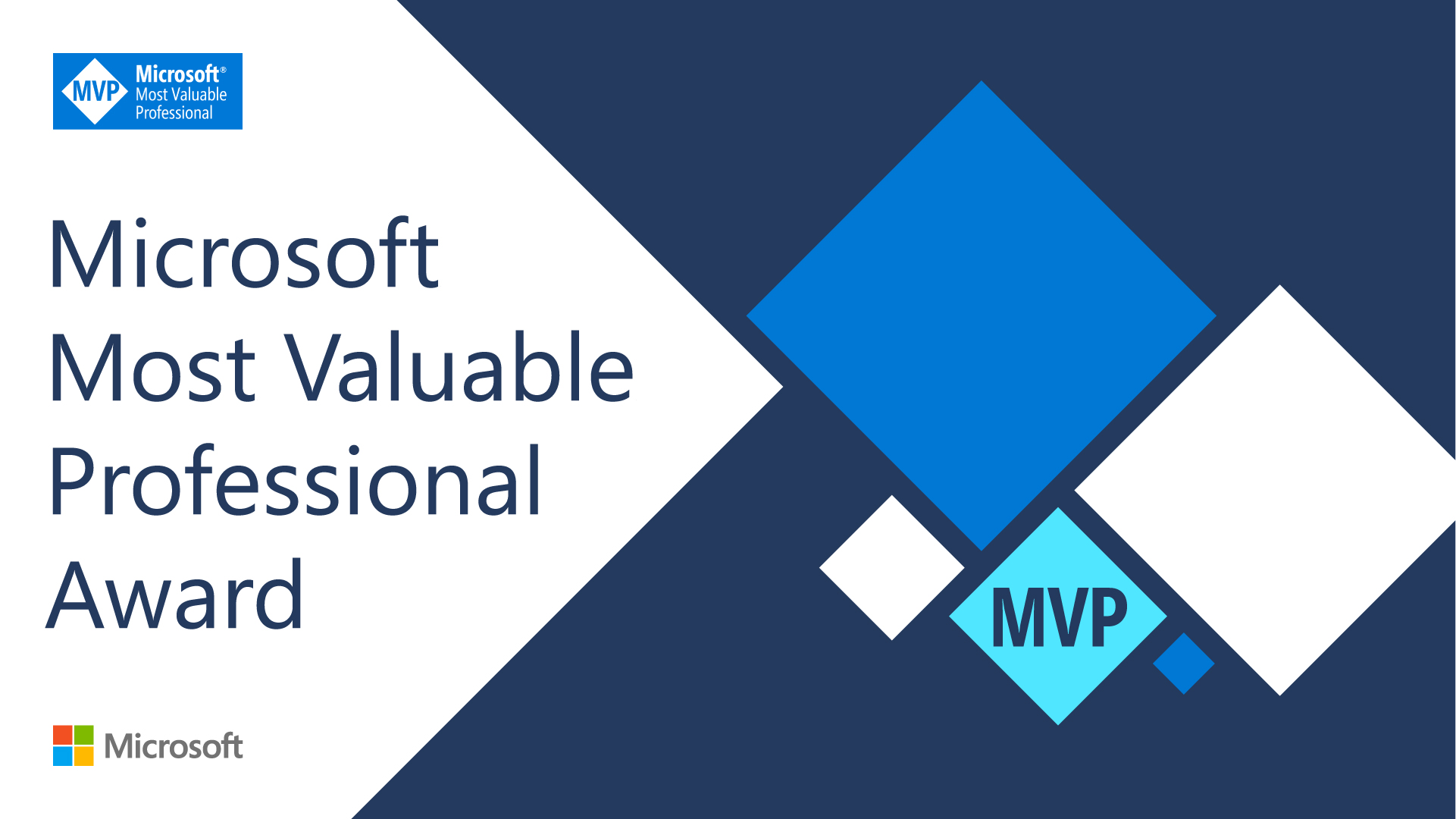 The Microsoft Most Valuable Professional (MVP) One